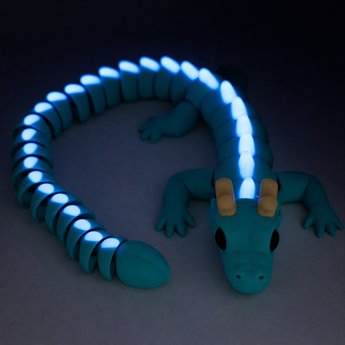 3D Drucker Drache – Leuchtdrache (Glow in the Dark)